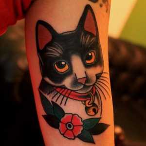 Cat - татуировка за мъже и жени