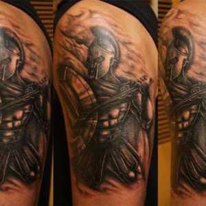 Spartan - татуировка, която показва смелост, сила и смелост